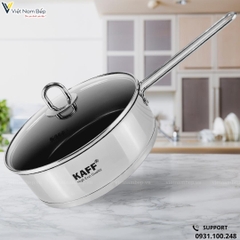 Chảo Inox cao cấp KAFF KF-ST09304 size 24x7.5 cm