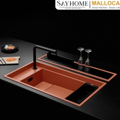 Chậu rửa đá 2 ngăn Malloca MYST K83S - MYST K83L tại thành phố Hồ Chí Minh