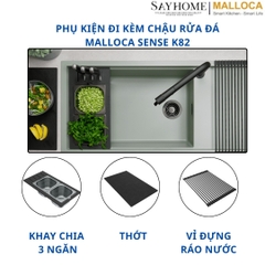 Chậu rửa đá Malloca Sense K82 tại thành phố Hồ Chí Minh