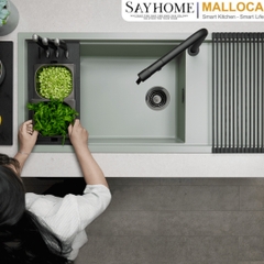 Chậu rửa đá Malloca Sense K82 tại thành phố Hồ Chí Minh