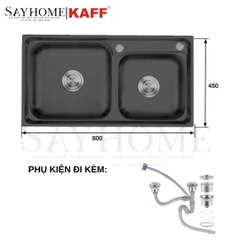 Chậu rửa inox KAFF KF-BL8045GHR - Hàng chính hãng
