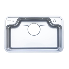 Chậu rửa chén bát 1 hố NOBINOX ARVO B180 80cm - Bảo hành lên đến 10 năm