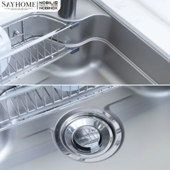 Chậu rửa chén bát 1 hố NOBINOX ARVO B275 75cm - Bảo hành lên đến 10 năm