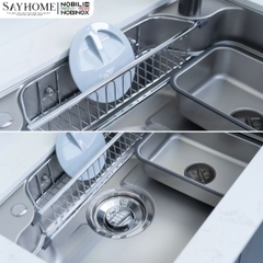 Chậu rửa chén bát 1 hố NOBINOX ARVO B275 75cm - Bảo hành lên đến 10 năm