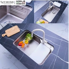 Chậu rửa chén bát 1 hố NOBINOX NOVA A182 82cm tại thành phố Hồ Chí Minh