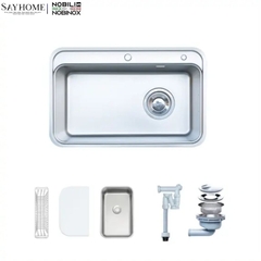 Chậu rửa chén bát 1 hố NOBINOX NOVA A382 82cm tại thành phố Hồ Chí Minh