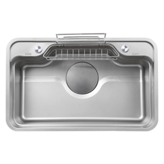 Chậu rửa bát GROB JP304-7848S, JP304-8248S 1 hố kiểu dáng Nhật Bản - Hàng chính hãng