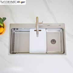 Chậu rửa chén bát 1 hố Nhật Kluger KF8850FS Basic/Plus tại thành phố Hồ Chí Minh