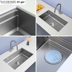 Chậu rửa chén bát 1 hố Nhật Kluger KG7044FS Basic tại thành phố Hồ Chí Minh