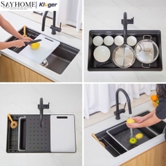 Chậu rửa chén bát 1 hố Nhật Kluger KG7644FB Basic/Plus tại thành phố Hồ Chí Minh