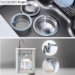 Chậu rửa chén bát 1 hố Nhật Kluger KG7644FB Basic/Plus tại thành phố Hồ Chí Minh