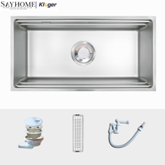Chậu rửa chén bát 1 hố Nhật Kluger KG8644FS Basic/Plus tại thành phố Hồ Chí Minh