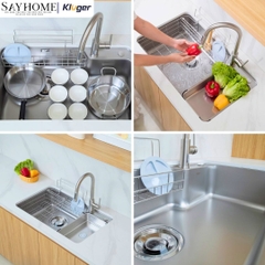 Chậu rửa chén bát 1 hố Nhật Kluger KH8050SL Plus tại thành phố Hồ Chí Minh