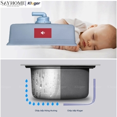 Chậu rửa chén bát 1 hố Nhật Kluger KG7644FB Basic/Plus tại thành phố Hồ Chí Minh