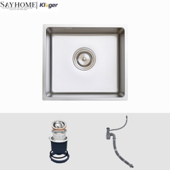 Chậu rửa chén bát 1 hố Nhật Kluger KU5044FS Basic - Hàng chính hãng
