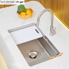 Chậu rửa chén bát 1 hố Nhật Kluger KU8844FS Basic/Plus - Hàng chính hãng
