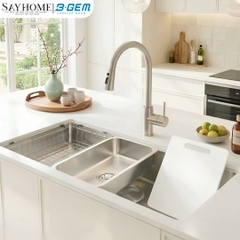 CHẬU RỬA CHÉN BÁT INOX 1 HỐ B-GEM BG - 7545FDA QUICK, BG - 8045FDA QUICK, BG - 8545FDA QUICK, BG - 9045FDA QUICK tại thành phố Hồ Chí Minh