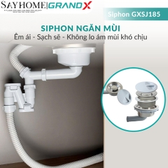 Chậu rửa chén bát 1 hố inox 304 GRANDX GX7848JP HIKARI 78cm - Chính hãng