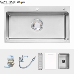 Chậu rửa chén bát 1 hố Nhật Kluger KF8850FS Basic/Plus tại thành phố Hồ Chí Minh