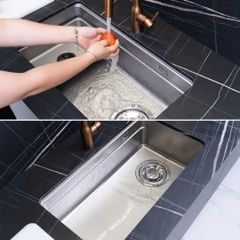 Chậu rửa chén bát 1 hố NOBINOX ARVO V676 75,8cm - Bảo hành lên đến 10 năm