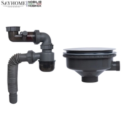 Chậu rửa chén bát 1 hố NOBINOX LUMIA NJ510B 83cm - Bảo hành lên đến 10 năm