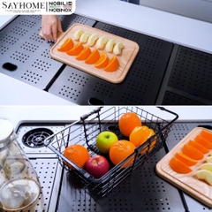 Chậu rửa chén bát 1 hố NOBINOX LUMIA NJ511B 98cm - Bảo hành lên đến 10 năm