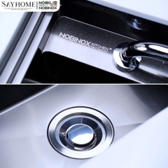 Chậu rửa chén bát 1 hố NOBINOX LUMIA NJ511B 98cm - Bảo hành lên đến 10 năm