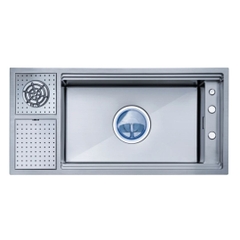 Chậu rửa chén bát 1 hố NOBINOX LUMIA NJ511B 98cm - Bảo hành lên đến 10 năm