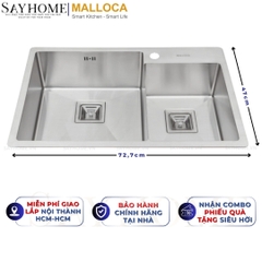 Chậu rửa chén inox MALLOCA MS 620T - Hàng chính hãng