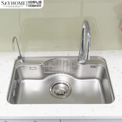 Chậu rửa chén bát 1 hố NOBINOX ROSA NN975D 78cm - Bảo hành lên đến 10 năm