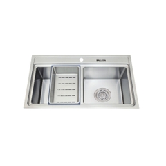 Chậu rửa chén inox 2 ngăn Malloca MS 8812 tại thành phố Hồ Chí Minh