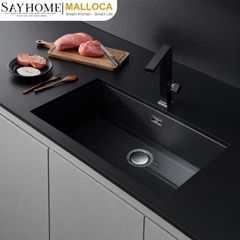 Chậu rửa chén bát đá Granite 1 hố MALLOCA ZEN K-13040 75cm tại Thành phố Hồ Chí Minh