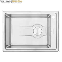 Chậu rửa chén inox Malloca MS 5066W tại thành phố Hồ Chí Minh