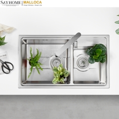Chậu rửa chén inox Malloca MS 5082W tại thành phố Hồ Chí Minh