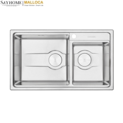 Chậu rửa chén inox Malloca MS 5082W tại thành phố Hồ Chí Minh