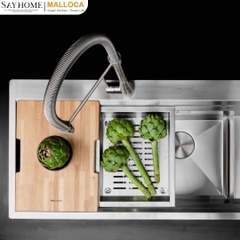 Chậu rửa chén inox Malloca Slide MS 1162R tại thành phố Hồ Chí Minh
