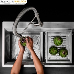 Chậu rửa chén inox Malloca Slide MS 1162R tại thành phố Hồ Chí Minh