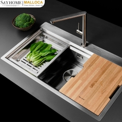 Chậu rửa chén inox 1 hố Malloca Slide MS 861 tại thành phố Hồ Chí Minh