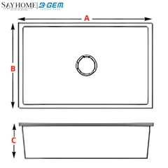 Chậu rửa chén bát 1 hố inox 304 B-GEM BG - 7843AT 78cm tại thành phố Hồ Chí Minh