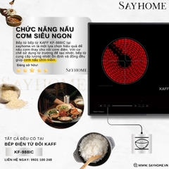 Bếp từ kết hợp hồng ngoại KAFF KF-988IC tại thành phố Hồ Chí Minh