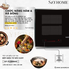 Bếp từ kết hợp hồng ngoại KAFF KF-FL6996IH tại thành phố Hồ Chí Minh