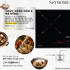 Bếp điện từ đôi KAFF KF-FL866GIH tại thành phố Hồ Chí Minh