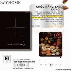 Bếp từ kết hợp hồng ngoại đôi KAFF KF-308IC tại thành phố Hồ Chí Minh