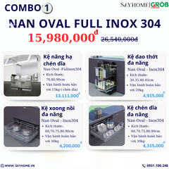 COMBO Phụ kiện tủ bếp cao cấp GROB - Combo 1