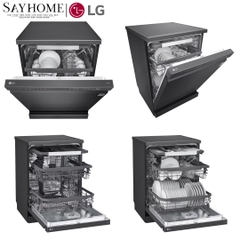 Máy rửa bát LG màu đen nhám LDT14BLA4.ABMPEVN 14 bộ đồ ăn Châu Âu - Bảo hành chính hãng