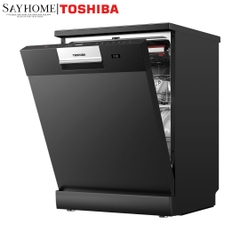 Máy rửa chén TOSHIBA ORIGINCLEAN™ DW-15F7(G)-VN 15 bộ đồ ăn Châu Âu - Bảo hành chính hãng 3 năm