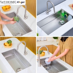 Chậu rửa chén bát 1 hố Nhật Kluger KY8045SL BASIC/PLUS tại thành phố Hồ Chí Minh