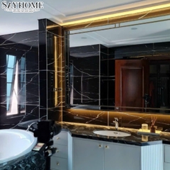 Đá Marble đen tia chớp