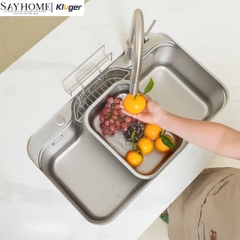 Chậu rửa chén bát 1 hố Nhật Kluger KT7848FS Basic/Plus - Hàng chính hãng