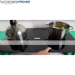 Bếp từ đôi Kocher DI 855GE -  Bảo hành 3 năm